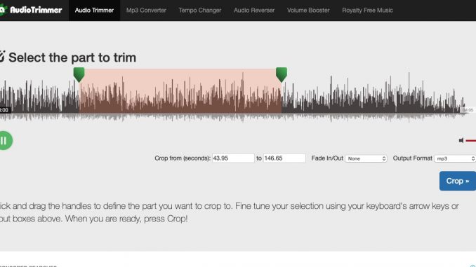 Online Mp3 Cutter – Audio Trimmer – For Mobile/PC
